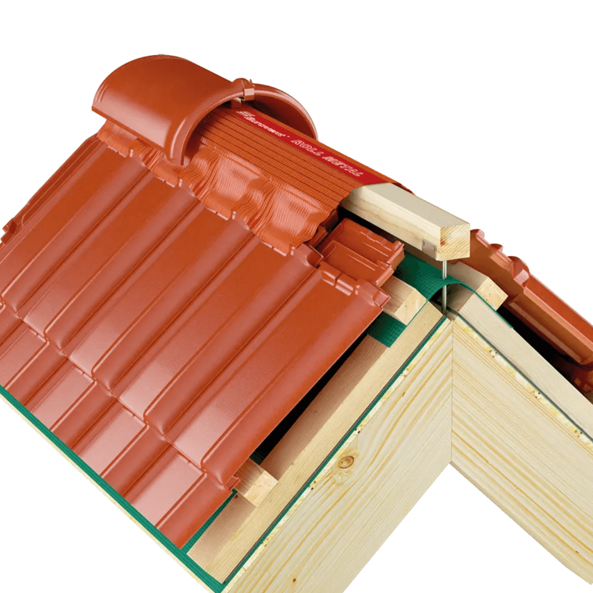 Eurovent® Mønebånd 300 mm - 5-pakk